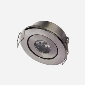 2" MINI LED PUK LIGHT 2W, 180LMN, 5000K COOL WHITE, GIMBAL, SATIN NICKEL