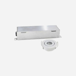 2" MINI LED PUK LIGHT 2W, 180LMN, 5000K COOL WHITE, GIMBAL W/DRIVER, WHITE