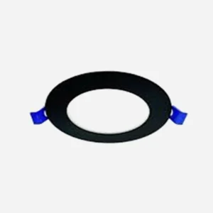 4" 9W ROUND SLIM PANEL LIGHT - Black