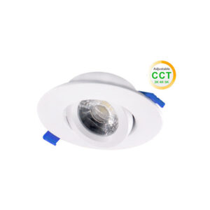 4" Slim Gimbal Downlight 3CCT Light - Change & Dim by Switch