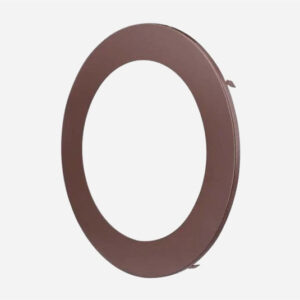 4" Slim Recessed LED Pot Light, RING - BROWN