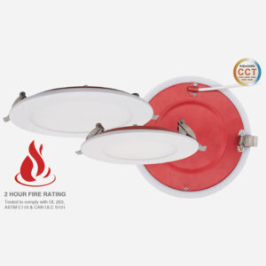 4" LED Fire Rated Recessed Downlight - White